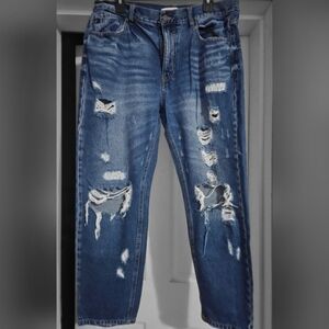 KanCan Distressed Blue Jeans Size 15/31